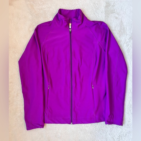 Lucy Athletic Zip-Up Jacket Purple Size Large - Picture 3 of 10